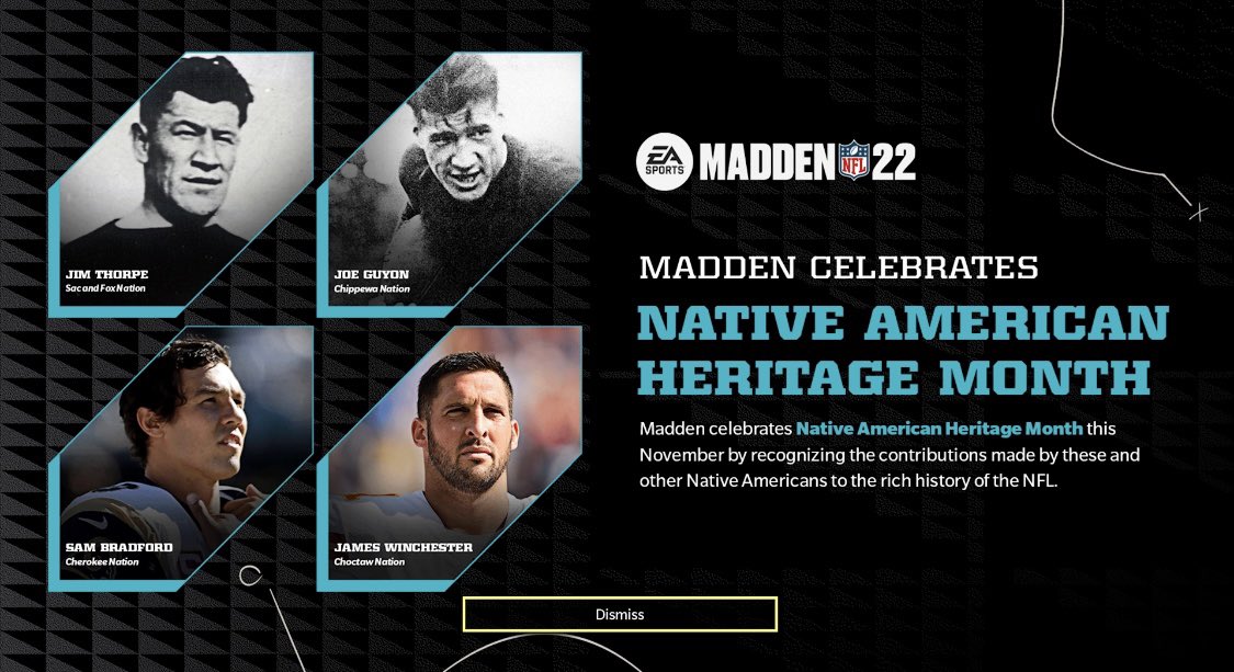 mrhunich's tweet image. Jim Thorpe the legend
@EASPORTS 
#proudtobenative #nativeamericanheritage #madden