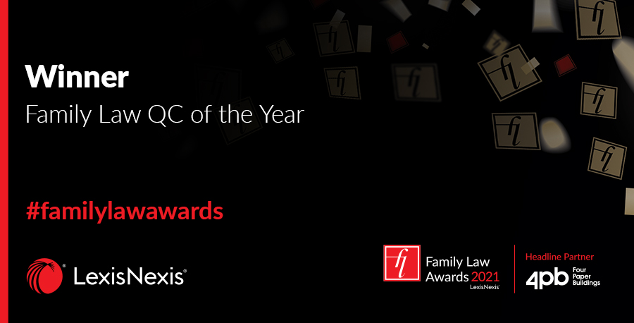 JPFamilyLaw's tweet photo. The award for Family Law QC of the Year goes to Teertha Gupta QC @pilgrimbrief, @4PBFamilyLaw #familylawawards sponsored by @CansfordLab https://t.co/B0MaXwYq18