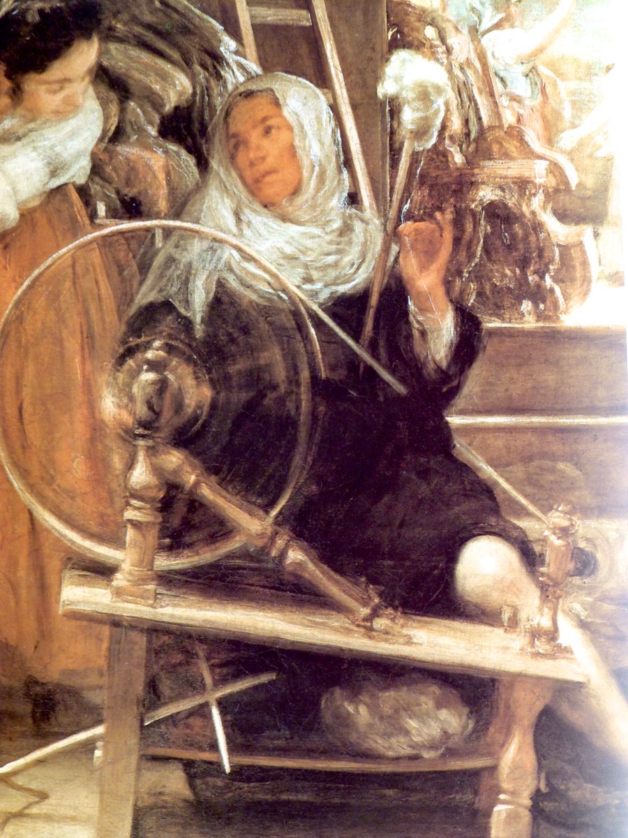 - Todos: No se puede pintar el movimiento.
- Velázquez: Sujétame el cubata...