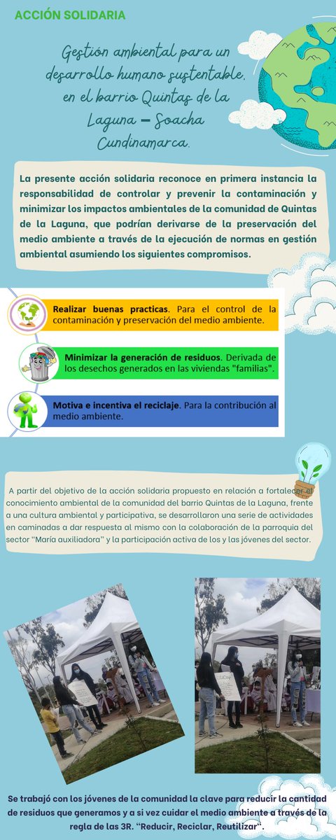 Julian9695's tweet photo. Comparto con ustedes mi acción solidaria: Gestión ambiental para un desarrollo humano sustentable. Los invito a que comenten. retweteen y den me gusta ✌️ https://t.co/VkOiNJL40W
#ELOIRdelaRegion @MiltonAngulo9 @SISSUUNAD_ZCBC #SERVICIOSOCIALUNADISTAENCASA https://t.co/dvFl6NLCuA