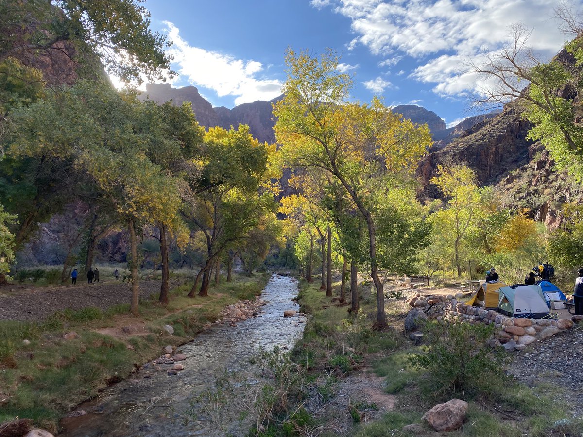 DeanRegas's tweet photo. Today @GrandCanyonNPS hiking around #Phantomranch and giving a night sky talk in the amphitheater. Simply gorgeous, this place is a magical desert oasis. @GCConservancy https://t.co/bKNfF8ueOu