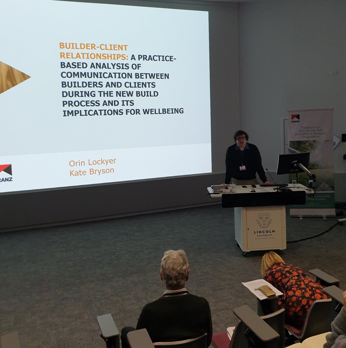 BRANZ (@branzlive) on Twitter photo Orin Lockyer <a href="/Ozdoctor28/">Orin Lockyer</a> presenting research on the builder-client relationship
#SAANZ2021 #Sociology #construction Orin Lockyer <a href="/Ozdoctor28/">Orin Lockyer</a> presenting research on the builder-client relationship
#SAANZ2021 #Sociology #construction