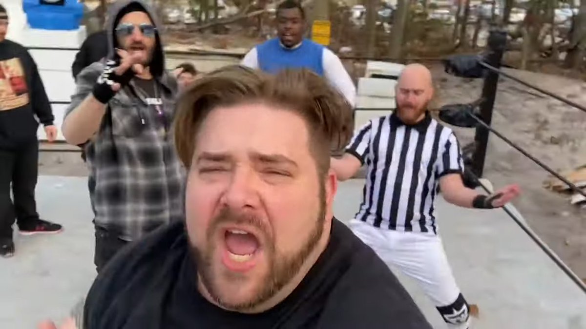 Localrocktalk1's tweet photo. To @GrimsToyShow, @TannyrWilson, @doggy3skills, @JoeDice_, @JoeyAngelo91 and @Devin5051 #TeamGrim #RespectGrim won Congrats to all and @mewingwang glad you show up and kick Jimmy out Jimmy Controversy SHOOTS to DESTROY Grim Forever in GTS Survivor Series 6vs6 ELIMINATION Match! https://t.co/jaJ1QjNm7e