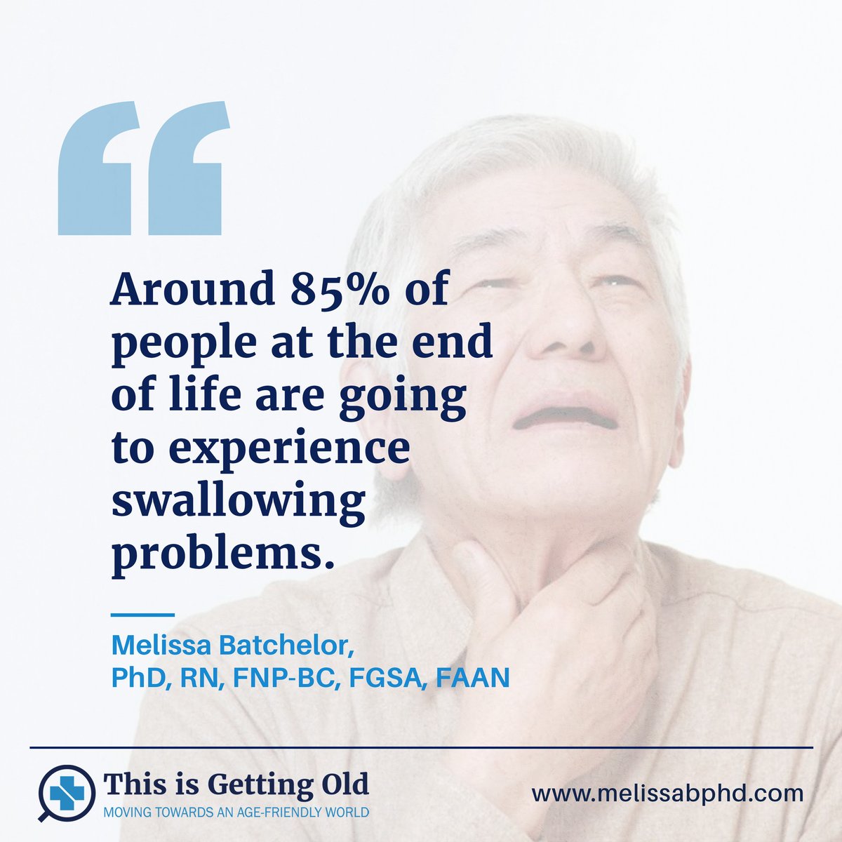 MelissaBPhD's tweet photo. Persons with dysphagia or any swallowing problem will experience complications of becoming malnourished, dehydrated, may end up with aspiration, pneumonia and Alzheimer's disease. https://t.co/4BM0esn1UJ @AlzCaregivers  @CaregiverZone https://t.co/QhjL3Mrdti