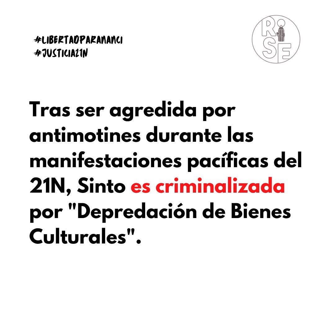 rise_gt1's tweet image. Cuando la justicia está cooptada la ciudadanía es criminalizada. Repudiamos las aprehensiones y la intimidación del Estado opresor y déspota.  Libertad para lxs presxs políticxs.✊🏿📢 #LibertadParaNanci #LibertadParaJuanFrancisco #Justicia21N