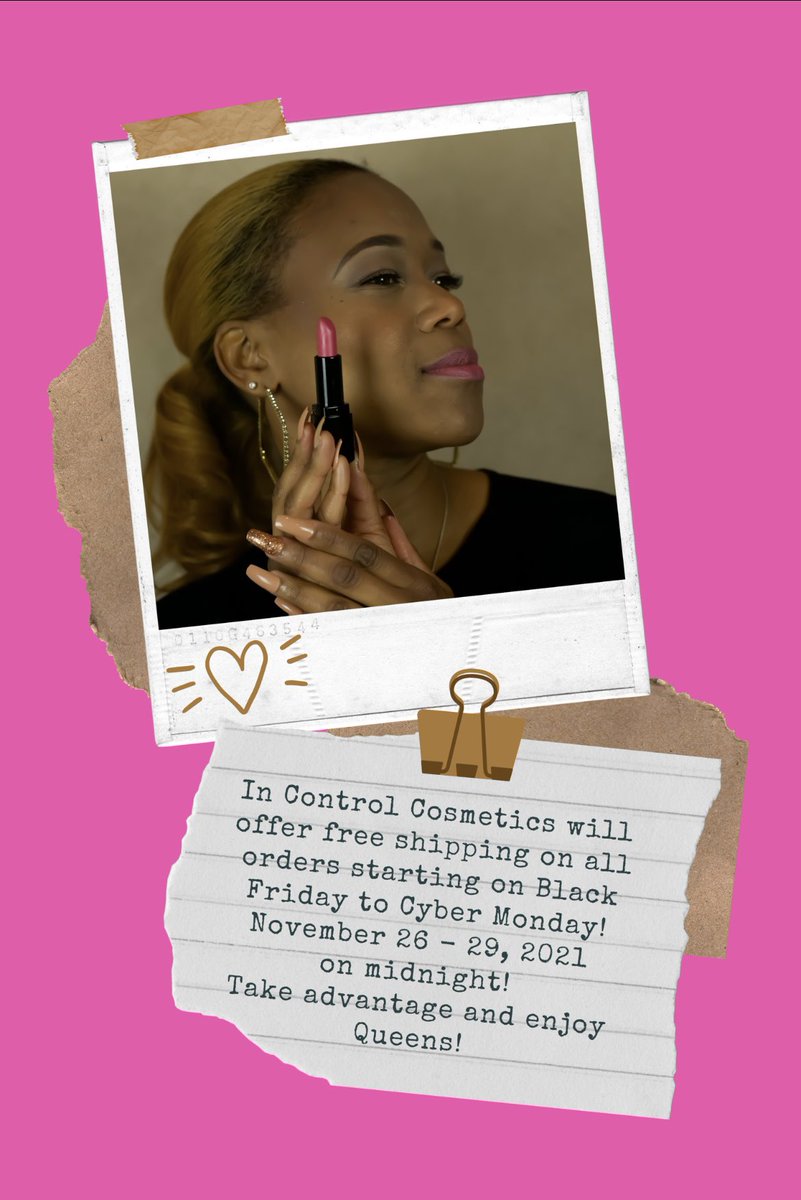 FAITHTUTORING's tweet photo. Lookout Queens! #TakeControlQueens #InControlCosmetics #BlackOwnedBusiness #Queen #LipPencils #lipgloss #blushes #lipsticks #glutenfree #veganfree #parabenfree #crueltyfree #talcfree #healthymakeup #affordablemakeup #freeshipping https://t.co/ES6VGfmB5U https://t.co/2D4VCyeOMp