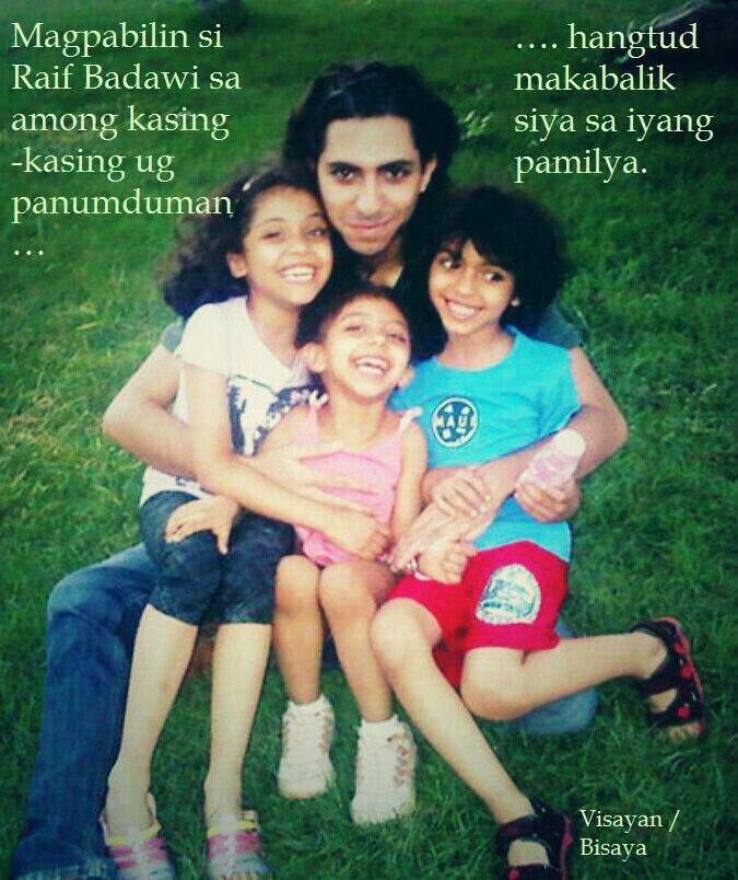 CiLuna27's tweet photo. 3447 days in prison. @raif_badawi, people show their support in #Visayan and keep you in their hearts. #FreeRaif #RoyalPardon4Raif https://t.co/355dTKcn2C https://t.co/Z8ENKlPGRJ