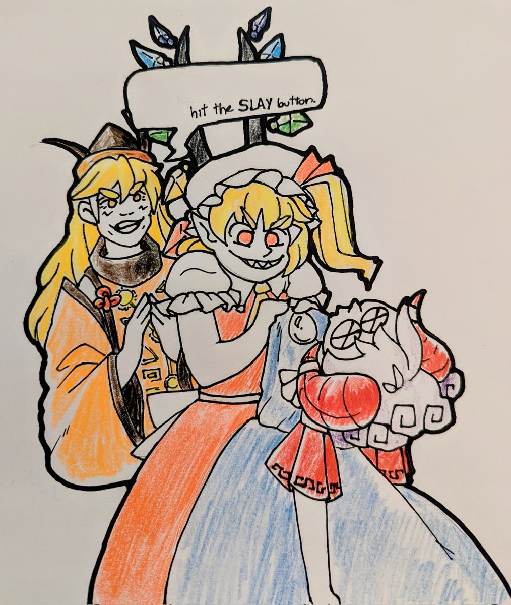 CreationsFizzy's tweet photo. This is what Touhou 17.5 is about right https://t.co/nJutHhKMuL