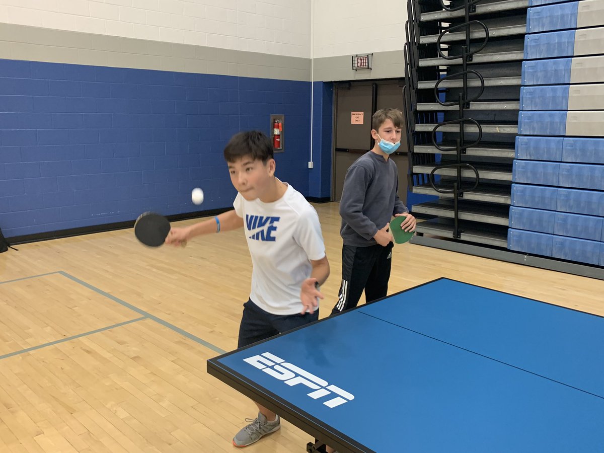 Who’s ready for some Ping Pong?! Fast and furious action at our after school Ping Pong Tourney! #FalconPride #AfterSchoolFun