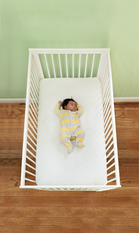 safekidsri's tweet photo. A4: Many caregivers don’t realize what a safe sleep environment looks like. Baby should be on a firm sleep surface with no extra blankets, toys, or pillows #BeInjuryFree https://t.co/jyTT977VH9