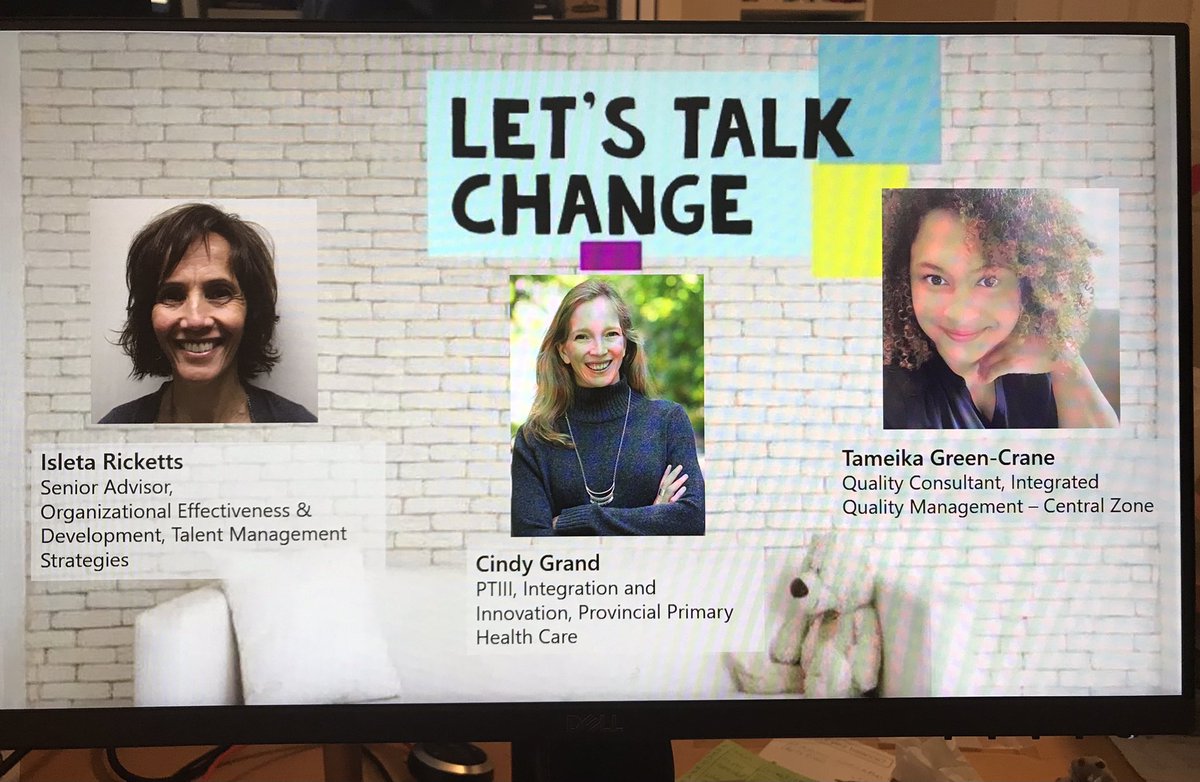Let’s Talk Change - a community of practice for change practitioners in AHS - proud to be part of this and earn my ADKAR glasses 🤓