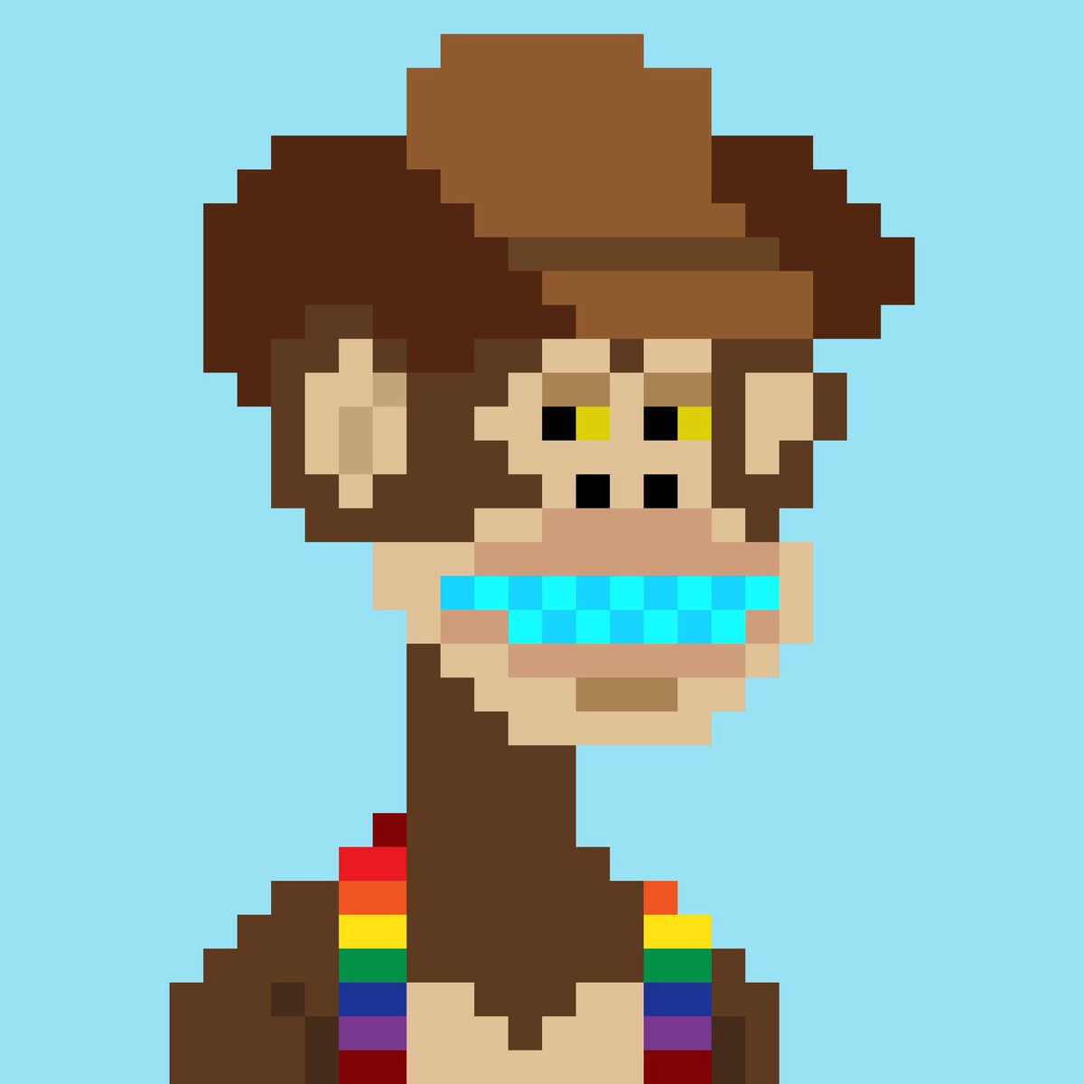 ApeBitsNFT's tweet photo. Of course we had to do @PostMalone’s dope ape. https://t.co/jsJi8g6UrZ