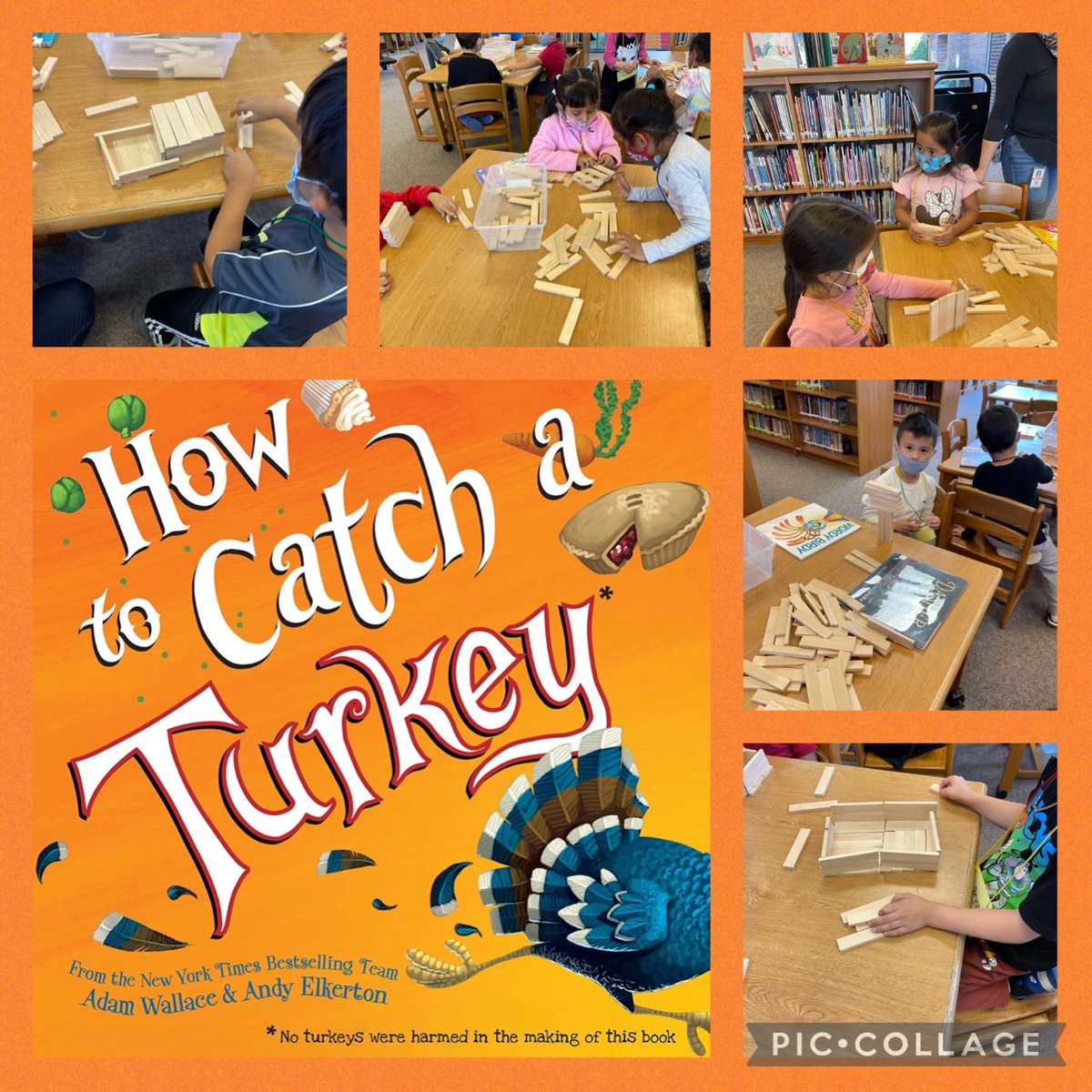 Building turkey traps in Library &amp; STEAM! <a href="/SugarlandES/">Sugarland Elementary</a> <a href="/SUG_STEAM/">Sugarland STEAM</a>