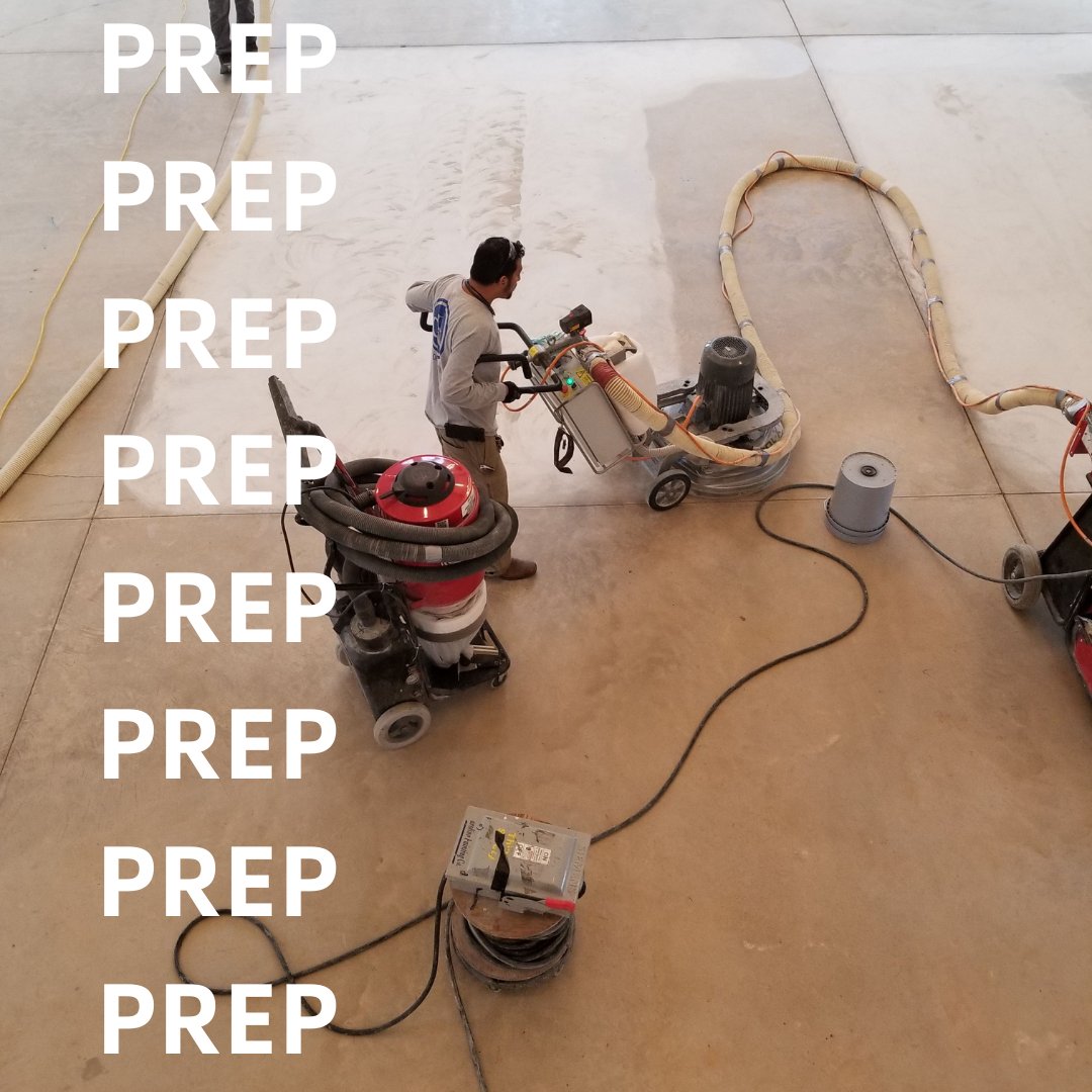 CPCFloorCoating's tweet photo. What sets us apart from the rest? Our dedication to the preparation process. A well-prepped floor becomes the best floor, and we're in the business of doing the very best work. #PREP #WeCare #CustomerFirst https://t.co/tjU335G4M5
