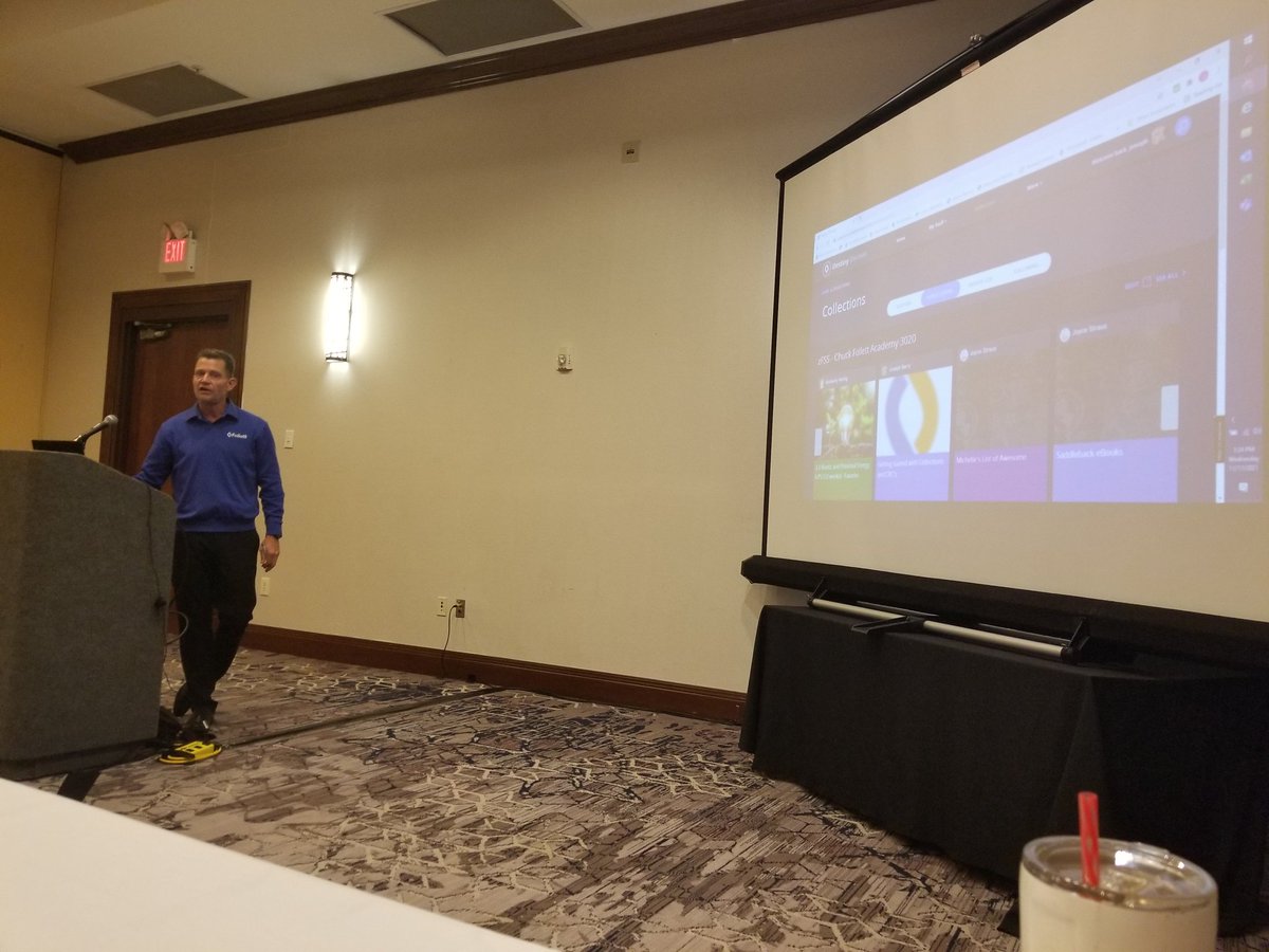 mrshouser68's tweet photo. @FollettLearning giving a great presentation about Destiny to school librarians at #ForwardBound2021 @ilfonline conference 2021! https://t.co/3waNqKuOgy