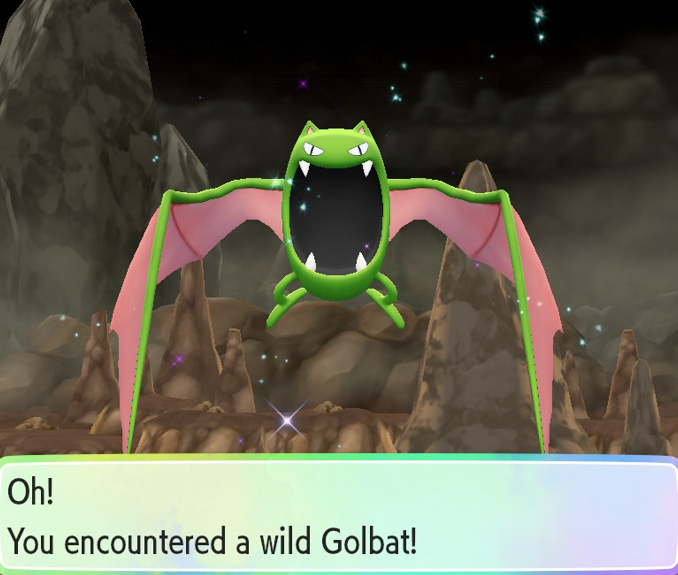 NightyGen's tweet photo. First I went for Onix since it has been postponed many times, but during hunt I stumbled upon Shiny Golbat. At that point it's been 2 days of the same combo so I caught it to break it (and be able to turn off the game - hate wasting combos).

#shiny #shinypokemon #letsgoeevee https://t.co/h7thW1PhM9