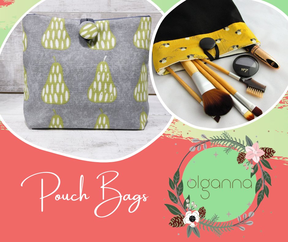 olgannabags's tweet photo. Handmade pouch bags in selection of fabrics make a great update for your make up!
Accessible storage in fab fabrics - #giftideas
#htlmphour
#UKEtsyHour
#UKSmallBiz
#rebeccasreviews https://t.co/26PIP1FBoO