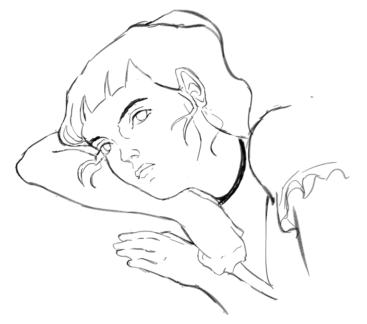 LOUISE fanart for my morning warmup 