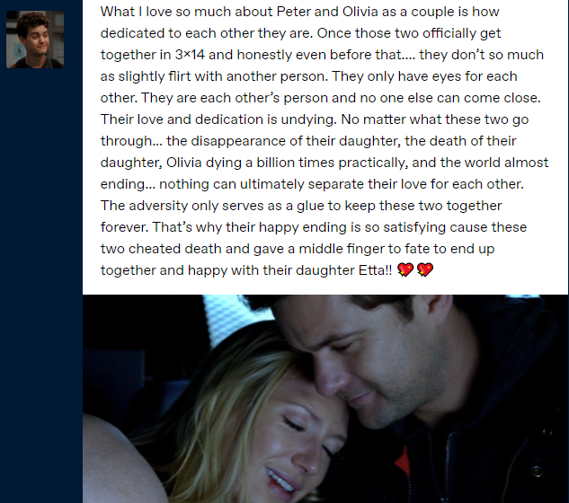 bestofjjackson's tweet photo. This is Peter and Olivia in a nutshell. Polivia giving a middle finger to fate since 2008!! 💖🔥
#Fringe #polivia #joshuajackson #anntorv #joshjackson #oliviadunham #peterbishop https://t.co/TR21pElICG