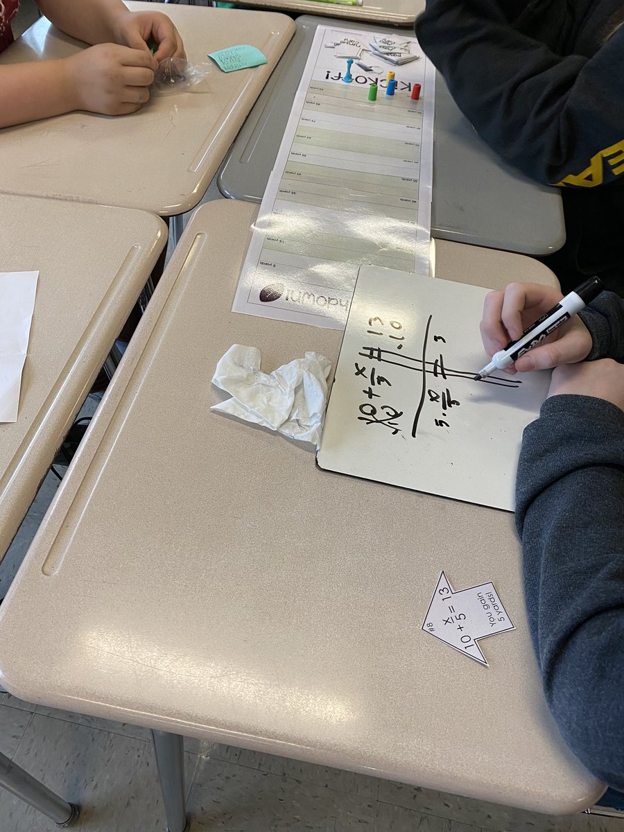 I don’t usually post about what I’m doing in my classroom, but I couldn’t resist today! We played a Solving Equations board game and the kids loved it! <a href="/GJHSPirates/">GJHSPirates</a> @GJHSPrincipal #mathcanbefun