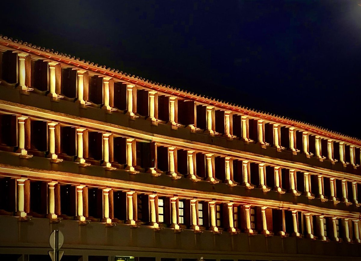 El Aula de la Luz <a href="/Univcordoba/">Universidad Córdoba</a> ilumina de naranja nuestro Centro <a href="/UCOCultura/">UCOCultura</a> por el Día Contra el Cáncer de Pulmón