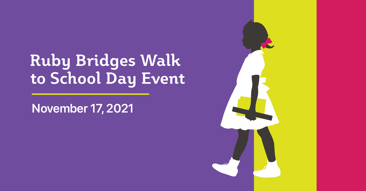 ElkGroveACE's tweet photo. EGUSD proudly recognizes today as Ruby Bridges Walk to School Day.

We encourage you to tag 
@ElkGroveUnified
 in your photos/videos along with #RubyBridges to show us how your school celebrates the values Ruby Bridges stands for.   

Learn more here: https://t.co/tfLO3KeZcy https://t.co/8XnNarLtqU