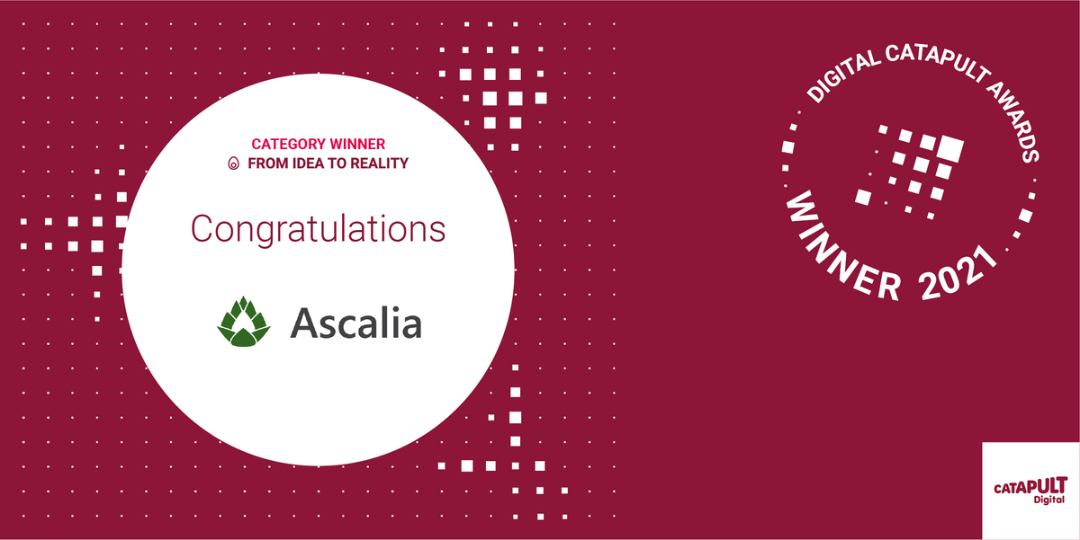 DigiCatapult's tweet photo. 🎉Congratulations @ascalia_io the ‘From Idea to Reality’ #DigiCatAward winner.

Their AI-enabled quality control solutions are improving factory efficiency - offering factories a one-stop-shop solution for the adoption of industry 4.0.  

Find out more 👉https://t.co/tTq8tt8VKd https://t.co/JfMajl5uNV