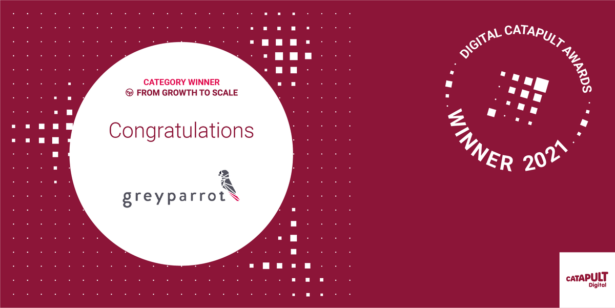 DigiCatapult's tweet photo. 🎉Congratulations @greyparrotai winner of the 'From Growth to Scale' #DigiCatAward. 

♻️Their technology is moving us towards a circular economy by optimising recycling processes - transforming the way waste is managed at scale.

Find out more 👉 https://t.co/xZXFAyglPW https://t.co/1A6B6GXd9V