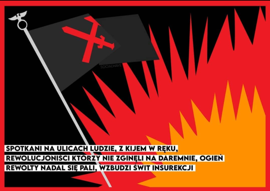 AltLeftRevolt's tweet photo. "The people have met on the streets, with the bats in their hands, the revolutionists who didn't die for nothing, fire of the revolution is still burning, it will awake the dawn of insurrection."
#nationalbolshevism #strasser #strasserism #nazbol #natbol #Socialism #nationalism https://t.co/xTTBI5chpr