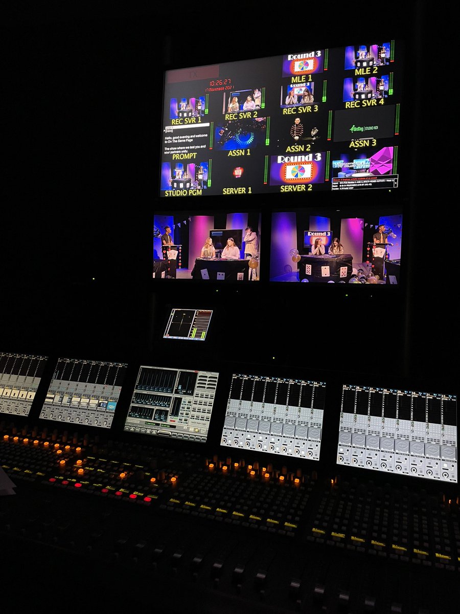 anouskamedia's tweet photo. that's a wrap on our quiz show 'On The Same Page' ! had a great time being sound assistant &amp; cant wait for the next show :') https://t.co/eZP4TW15Zc