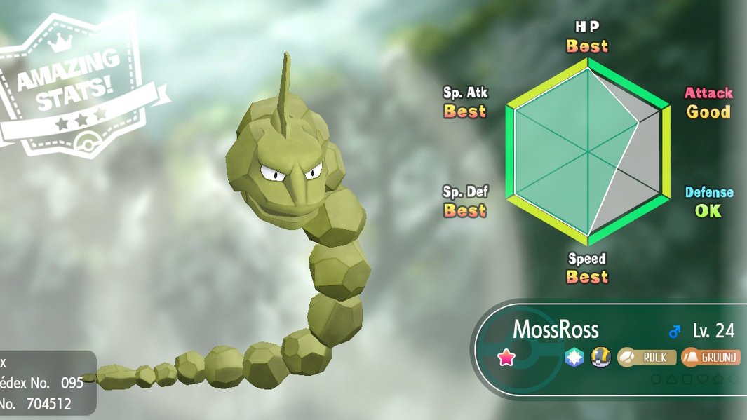 NightyGen's tweet photo. Then luckily I went for Shiny Onix again and this time got it in few hours (note: after reaching CC of 31 I only catch those that run into where I stand). Will admit I was scared of running into none-shiny and despawing shiny by accident.

#shiny #shinypokemon #letsgoeevee https://t.co/3PFcJbArQg