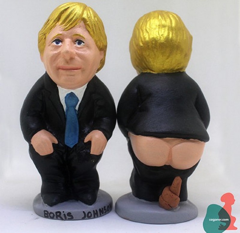 MajorMcBloodnok's tweet photo. @twentysixbux One of those little Catalan caganers of Boris Johnson doing a shit? #ItsTraditional https://t.co/6vBdCfpps1