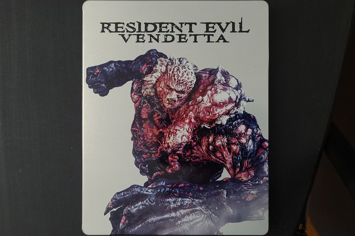 PURITALIANBLOOD's tweet photo. Resident Evil Vendetta Collector's Edition Steelbook #ResidentEvilVendetta #BiohazardVendetta #ResidentEvil #Biohazard #REBHFun #REBH25th https://t.co/Ze30uAqIa6
