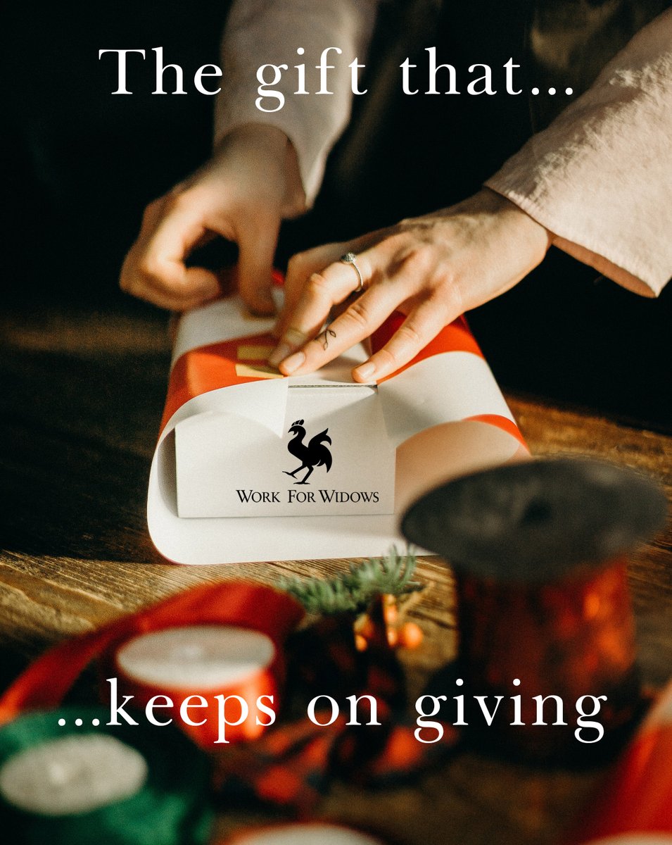 workforwidows's tweet photo. We invite you to share a gift that keeps on giving with your loved ones! With your purchase, you have joined the circle of widowed women helping others to succeed. Visit our shop here: https://t.co/XtPMjlKj6I
#WorkforWidows #Wearitforward #purchasewithpurpose https://t.co/Ls4ywcv8M8