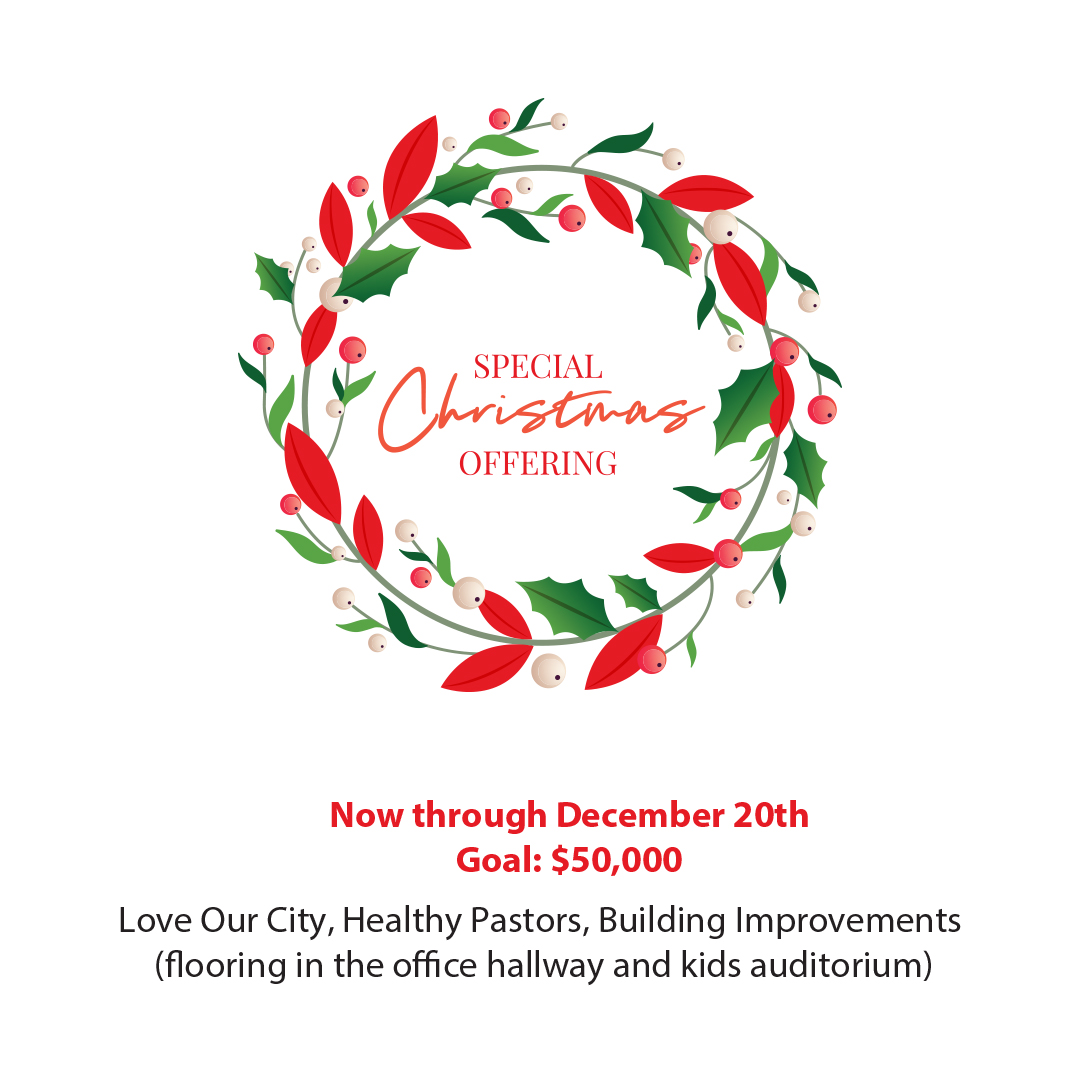 tcliveny's tweet photo. It's that time of year! You can now give to our 2021 Christmas Offering now through December 24th! Our focus will be:
👉 Helping Pastors get healthy and stay healthy
👉 Building improvements
👉 Love Our City projects and Missions 
To give, head over to https://t.co/S0kHMMqb36 https://t.co/KR67uFJWHT