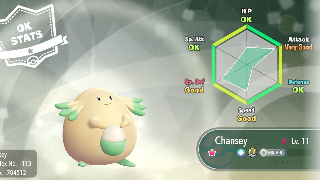 NightyGen's tweet photo. And since I don't like wasting CC I decided to go on the trip to look for some random poke and managed to find Shiny Chansey. Funny enough, despite having over 40 Shiny on this file I actually never found one before. Glad it was low level.

#shiny #shinypokemon #letsgoeevee https://t.co/vo5EBcnIH6