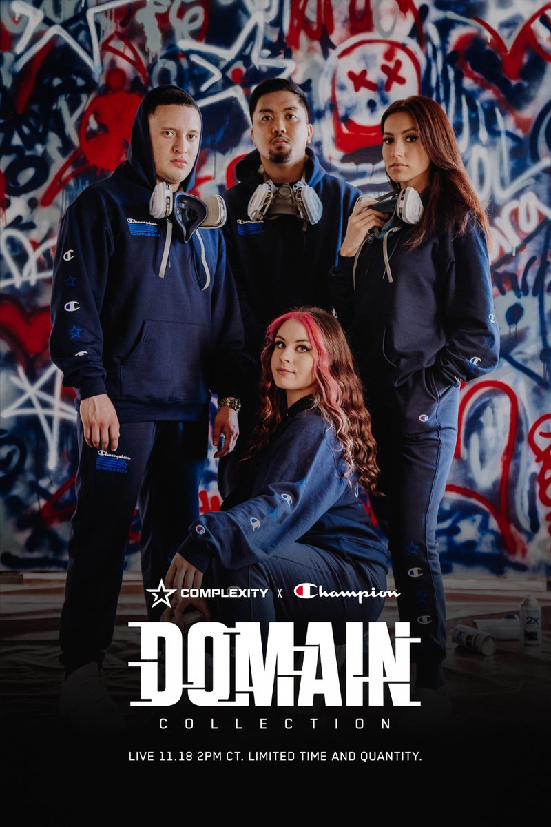 Do·main: a realm or range of personal knowledge, responsibility. 

Be the ruler of yours.

Live in 24 hrs // 2 PM CST

<a href="/ChampionTeams/">Champion Teamwear</a> | #OwnYourDomain | #WeAreCOL