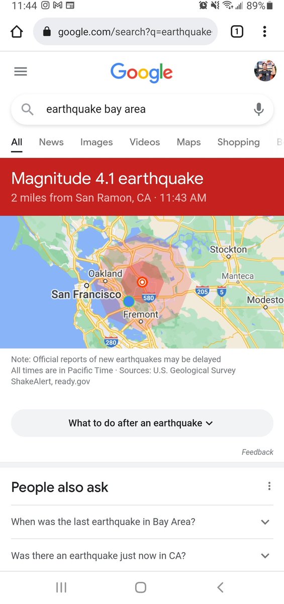 allensunlin's tweet photo. 4.1 mag earthquake 2 mi from San Ramon, CA https://t.co/fQN9xT5jBn