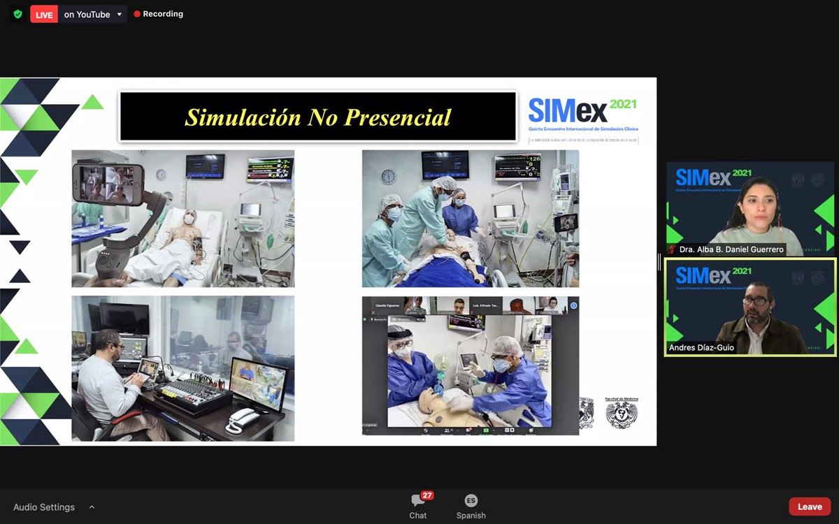 #SIMex2021 "En la simulación es muy importante considerar la seguridad del paciente como principio de calidad; se deben utilizar sistemas altamente confiables, vigilando estándares de calidad, y necesitamos formar equipos de alto rendimiento". Dr. <a href="/andresdiazmd/">Andrés Díaz-Guio. MD. PhD</a>