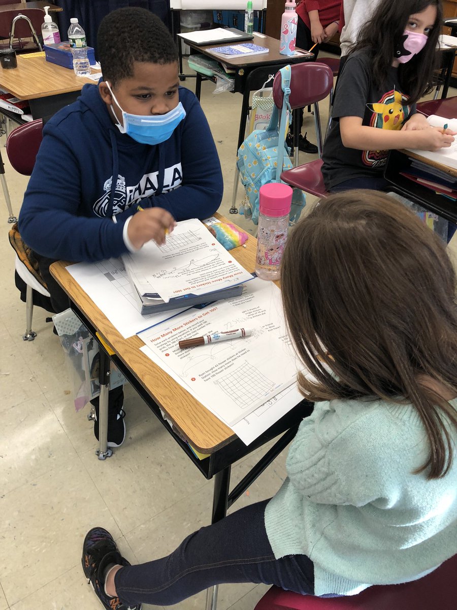 Math Workshop is in full swing! The students are making choices from their “Choice Boards” and totally engaged with their math partners. @Inv3_Math <a href="/WhufsdRams/">Ram Pride</a> <a href="/CornwellAveES/">CornwellAveES</a> <a href="/MrsKarroll/">Mrs. Karroll, NBCT</a>