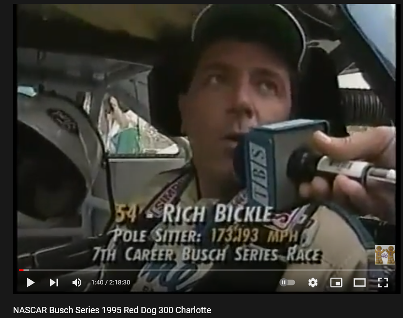 RobertVining's tweet photo. @Toby_Christie For comparison... the 1995 Busch Series Pole (v6 Engine) was 173.193 MPH. Yep, Cup cars are slower than V6 Busch cars from 27 years ago. #nascar #slowcar https://t.co/KFOawAAyss