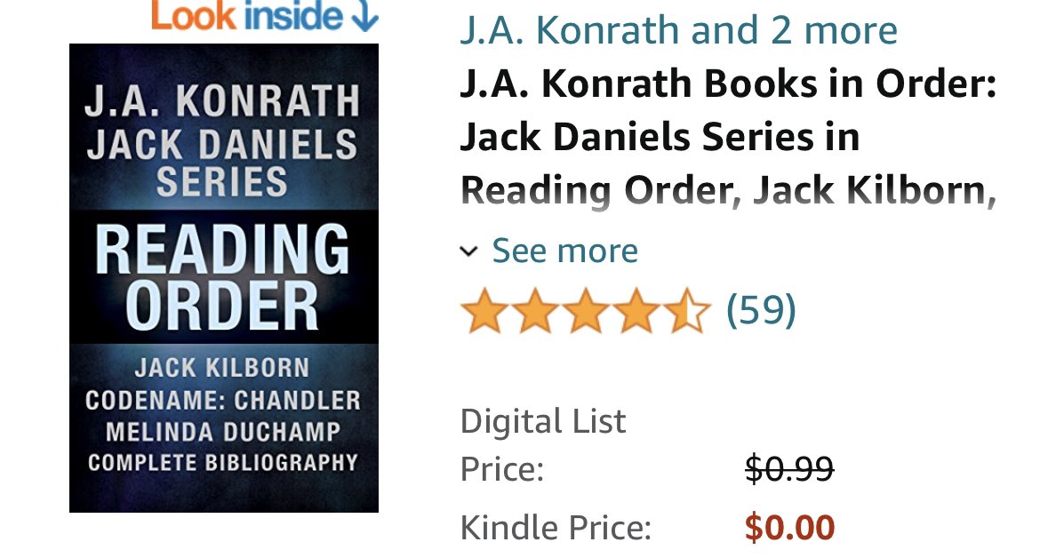 Lutherskillkit's tweet photo. @jakonrath  books that are free on Amazon right now!   https://t.co/30lVxrF41g https://t.co/st9oq0veKN