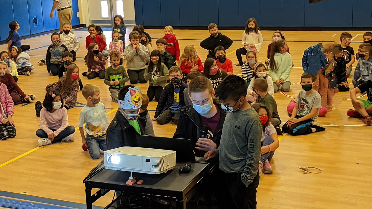 esm_csd's tweet photo. 2nd grade Ss at TAS loved learning about coding and they can't wait to be old enough to earn that trophy! 
#oyohackathon 
#champions
@kid_OYO 
@CodeMakeOwn 
#sharktech https://t.co/WLQczcK6wT
