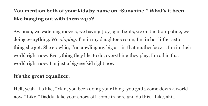 Evanryt's tweet photo. Remembering Young Dolph as a great rapper and a proud father. 

Here he is talking about all the extra time he got with his kids during quarantine and hanging out in his daughter's play castle. Absolutely beautiful. https://t.co/eJSwjp9f72