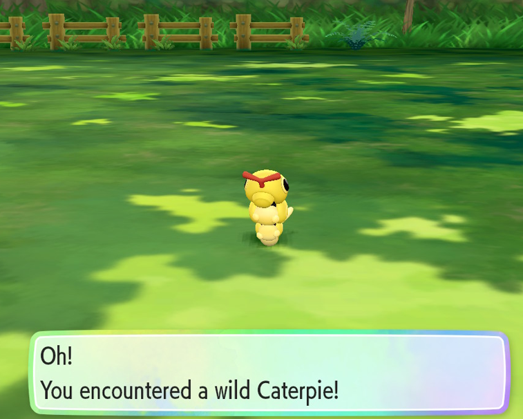 NightyGen's tweet photo. Then on the same day I decided to hunt Bulbasaur (because I had many transferred from GO so it was easy to build CC) and instead stumbled upon Shiny Caterpie. Caught it despite it being a repeat (since I still have 50 Bulb in GO Park).  

#shiny #shinypokemon #letsgoeevee https://t.co/HiGKLnrynb