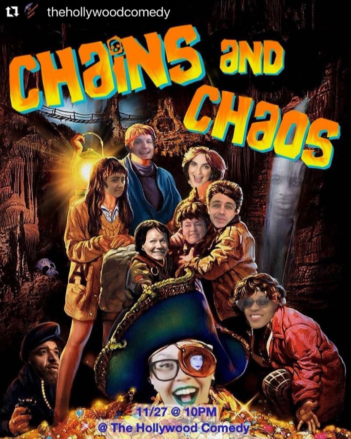 THCMelrose's tweet photo. Bileko Wissa &amp; Kat Shea present “Chains Chaos Comedy Show!!” @TheLAScene @LANow @TheLABlog @CandyLosAngeles @LApicks @LosAngelesToday https://t.co/KAnnt0X4HJ