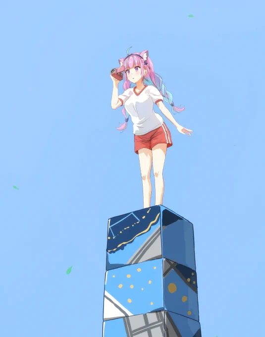星の欠片使い。 #あくあーと 