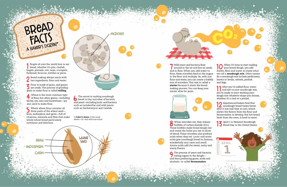 ReadersToEaters's tweet image. Happy #NationalHomemadeBreadDay!  November is also #NationalBreadMonth. Share #BreadLab on the science &amp;amp; joy of #WholeWheat #Sourdough #Breadmaking 
bit.ly/2VQjVo7 #Bread #HomemadeBread #FoodScience #FoodLiteracy #FoodEducation #ScienceEducation #SensoryEducation #STEM