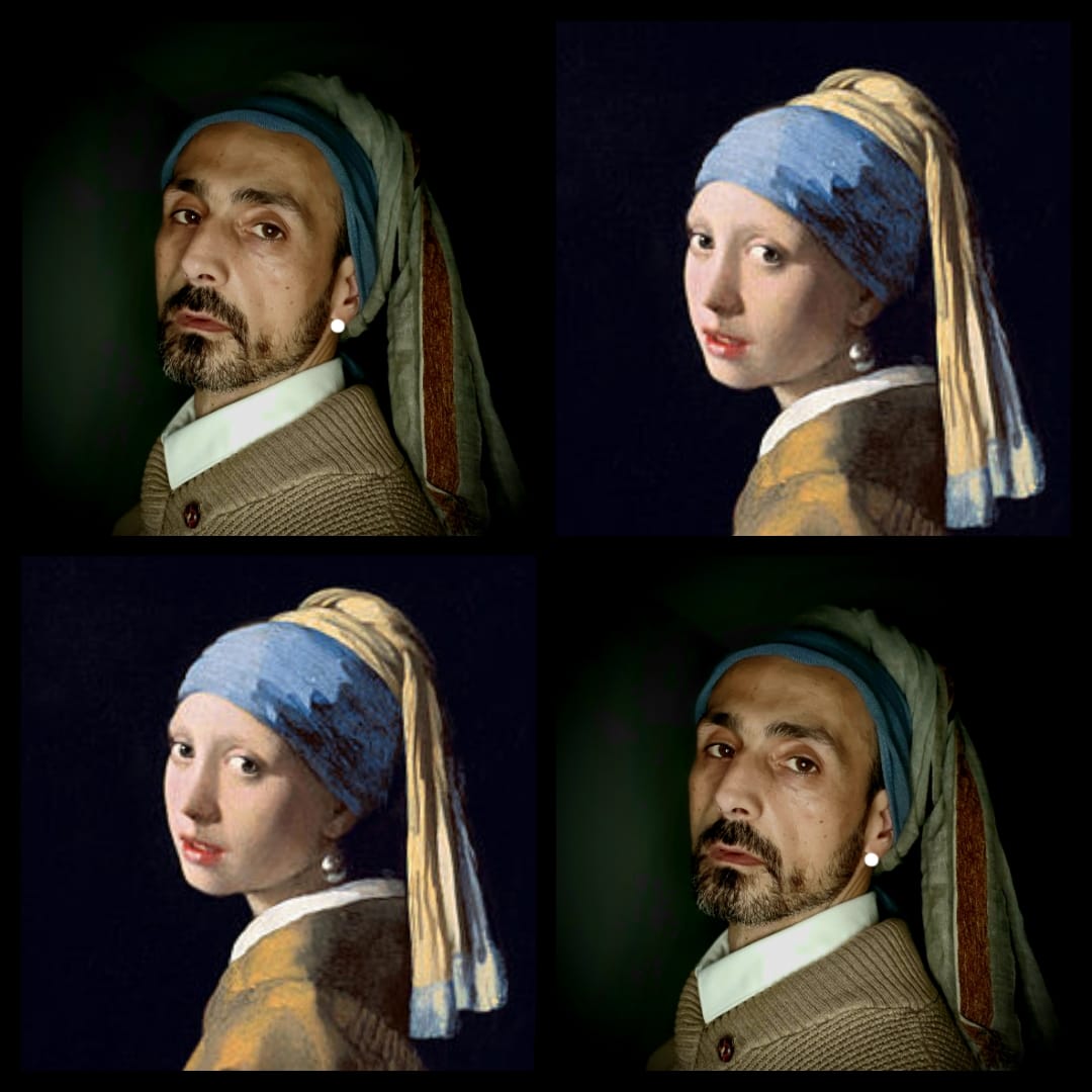 Gaztear's tweet photo. «La joven de la perla», de Johannes Vermeer.
#cuarentenacreativa #compartearte #arte #arteencasa #tussenkunstenquarantaine #challenge #pintura #artist #fotosartisticas https://t.co/V9o7RLLbqj
