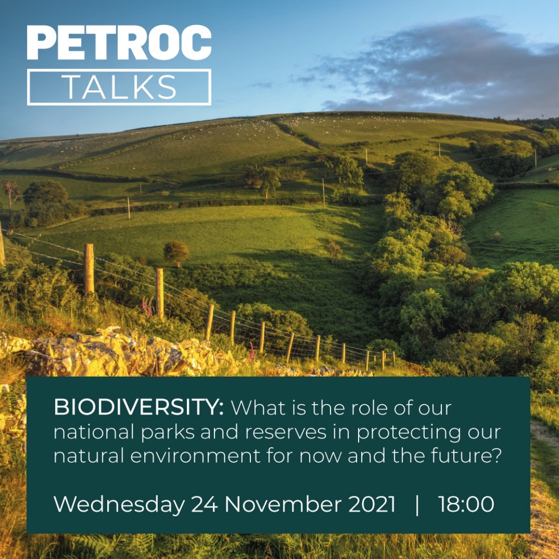 Join us at our next Petroc Talks, which will focus on Biodiversity.

Meet out experts who will discuss their work and ideas. The panel discussion will be followed by a Q&amp;A so please have your questions 💬 and comments ready.

To register, please visit: eventbrite.co.uk/e/petroc-talks…